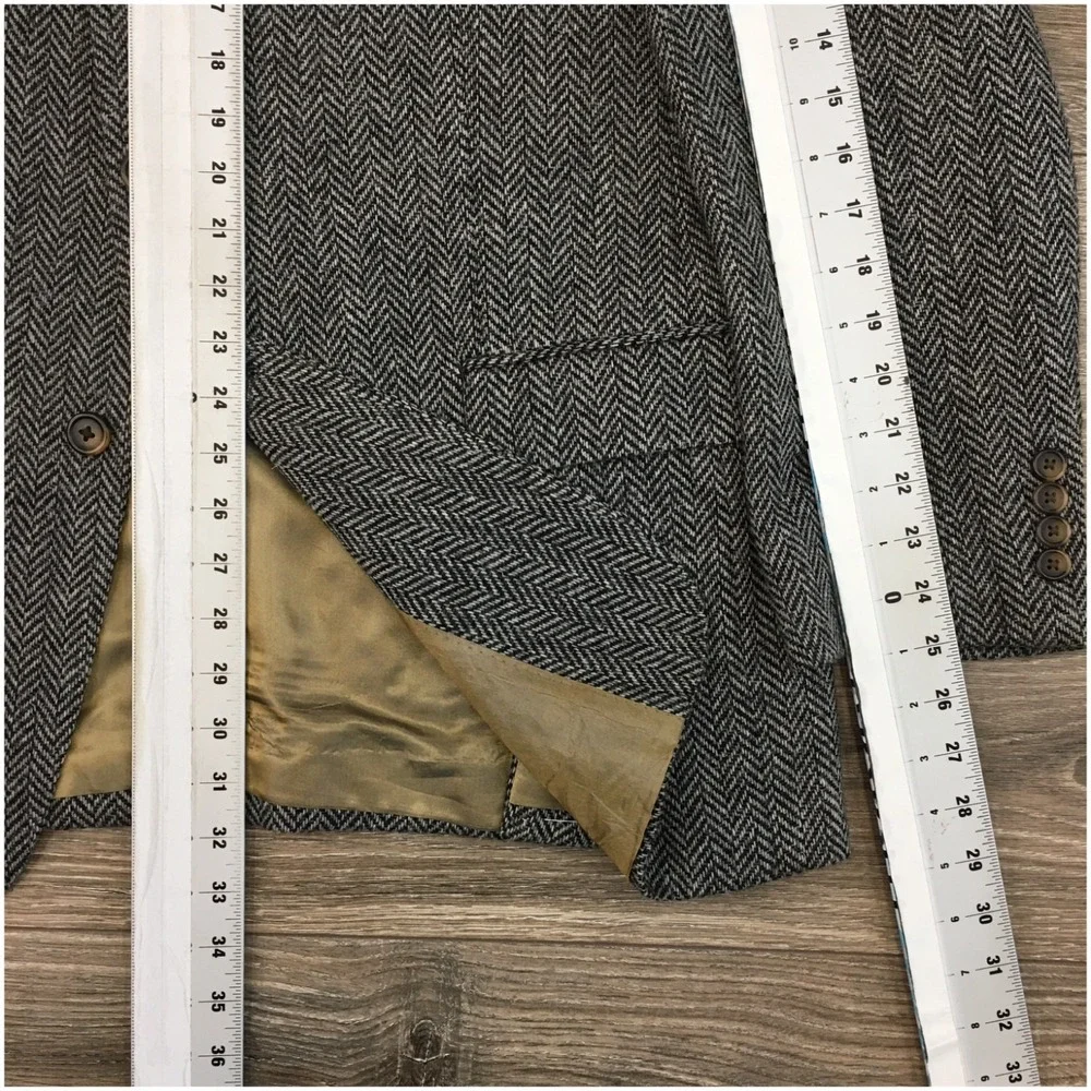 IBIZA Mens Tweed Blazer Sport Coat Casual‎ Jacket Size 44R Classic Wool Suit